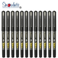 白雪/(SNOWSCREN) 直液式中性笔 12支/盒 0.38mm 黑红蓝三色