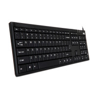 得力deli 3712有线usb键盘电脑键盘有线键盘计算机键盘 办公用品