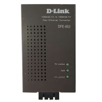 友讯网络(D-LINK)DFE-852 百兆单模光纤收发器 光电转换器SC接口 友讯网络