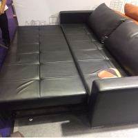 三能 悦乐西皮沙发 三人位折叠沙发床 (长*宽*高:2150*920*750)单位:张