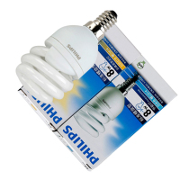 飞利浦(Philips) 8W E14 螺旋节 能灯 泡 6500K白光 48只 (单位:件)