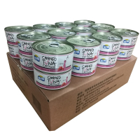 优朗(U-BRIGHT)宠物猫用鱼骨浓汤金枪鱼及翡翠明虾猫罐头170g*24罐