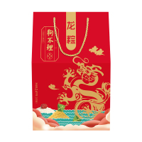 狗不理龙粽2400g粽子礼盒嘉兴肉粽特产咸蛋黄粽子鲜肉粽(24只)
