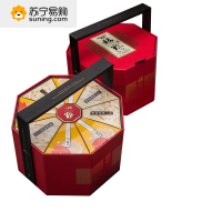 米旗福粽粽子礼盒1628g蜜枣粽玫瑰豆沙粽蛋黄鲜肉粽松茸粽桂花绿豆糕咸鸭蛋组合装礼盒