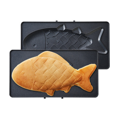 日本BRUNO 鲷鱼烧烤盘plus BOE044-FISH 轻食机配件蛋糕盘烤盘