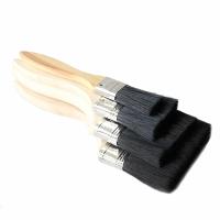 工霸(GONGBA)加厚黑毛油漆刷 扁油刷清洁刷 2.5寸 65mm(10把)