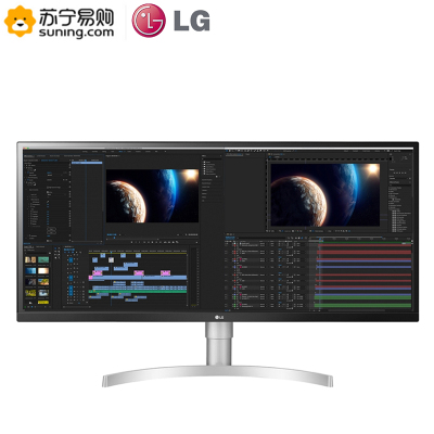 LG 34WL850 34英寸HDR400技术21:9超宽带鱼屏Nano IPS广色域电脑办公设计绘图液晶显示器