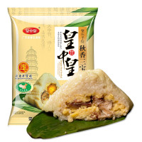 皇中皇 [400克 1个]秋香三宝粽 新鲜五花肉+腊味+去壳绿豆早餐粽子裹蒸粽广东老字号 400gx1只
