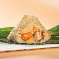 肇庆传统裹蒸粽真空包装猪肉绿豆广东粽子 200克X1只 皇中皇老字号特产端午早餐小吃 都市四宝粽