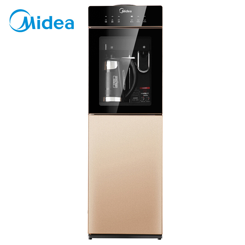 美的(Midea)MYR827S-W 立式饮水机 家用双门温热型童锁键 温热型饮水机-