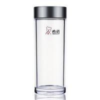希诺 塑料杯 男女 耐摔 防漏水杯 250ml 颜色随机 XN-8042 (单位:个) 透明