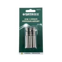 世达(SATA)3件套6.3MM系列60MM长磁性旋具头接杆 59273