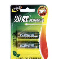 双鹿 5号 碱性电池 2粒/卡