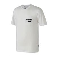 PUMA彪马男装运动服休闲服圆领小LOGO短袖T恤84463402