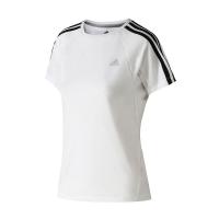 adidas女服短袖T恤跑步训练健身休闲运动服DV2246