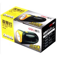 得力(deli)3667 充电式手提两档强光探照灯/ LED手电筒