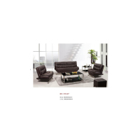 鑫迪轩 3人位沙发床 沙发客户茶桌椅套装 优质西皮 尺寸：1880*850*920/张