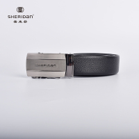 SHERIDAN 喜来登 NL71061S皮带男士牛剖层皮 高端锌合金 天地盖礼品盒 板扣裤带皮带 黑色