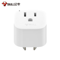 公牛插座电源插头转换器旅行国标转美标中国电源转换器美版插座国内转换头美标 美版日版充电插头L01C 3个