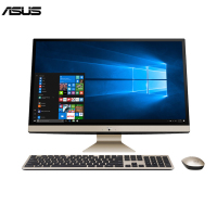 华硕(ASUS) V4000 24英寸商用一体机电脑 (I3-8145 4GB 1T 集显 W10 微边框 白)