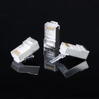 水晶头 屏蔽 (电话机、网络接头配套配件)100个/包 单位:包