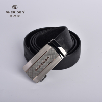 SHERIDAN 喜来登 NL71051S 头层牛皮 高端锌合金 天地盖礼品盒 自动扣 裤带皮带