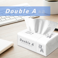 Double A Clean&Care商务酒店用软装抽餐巾面纸巾200抽*6包/提 8提/整箱