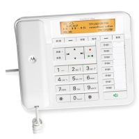 摩托罗拉(MOTOROLA) 白色录音电话机 CT700c (单位:台)