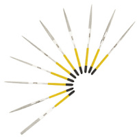 史丹利(STANLEY)22-324-23 金刚石平头 尖头锉扁锉半圆锉金刚锉锉刀 10件套金刚石锉4*160mm