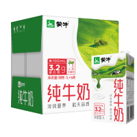 蒙牛 纯牛奶 1L6 礼盒装 拧盖易储藏