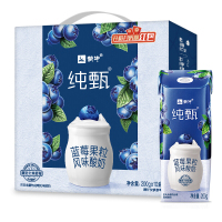蒙牛 纯甄 常温酸牛奶 蓝莓果粒 200g×10 礼盒装