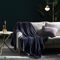 德世朗格调法兰绒毯