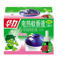 华力电热蚊香液(3型+40夜绿宝宝))盒