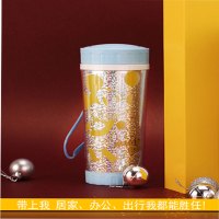 迪士尼(DISNEY)奇幻星云 双层晶莹随手杯DSM-AF093