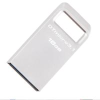 金士顿(Kingston)16GB 闪存盘 DTMC3 迷你车载U盘优盘金属环扣 USB3.1