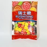 瑞士糖105g混合水果味软糖方块什锦糖零食品