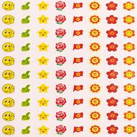 得力(deli) 小贴画 五角星、大拇指 10张/包 HD