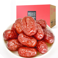 果园老农 红枣5斤箱装 非和田大枣 量贩装 可煮银耳莲子羹 新疆灰枣2500g 休闲零食