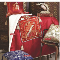 金丝莉 经典古韵靠垫被