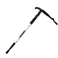 北山狼（BSWolf）DL011 T柄 3节白67-135cm户外登山伸缩折叠手杖 徒步登山装备 bd