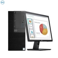 戴尔(DELL)OptiPlex3060MT 商用台式电脑 23.8英寸屏(Intel i3-8100 8GB 1T+128G固态 刻录 W10H)商用办公 家用娱乐 性价比机