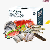 渔鲜荟 进口海鲜礼盒 端午海鲜礼盒 美满398型 生鲜大礼包 礼盒