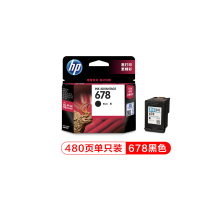 惠普(HP)CZ107AA 678黑色墨盒(适用HP Deskjet1018/2515/1518/4648)单支装