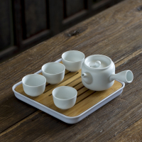 大润窑 青春初衷 亚光 白瓷5件套