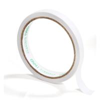 得力(deli) 30401双面胶 12mm*10y 办公双面胶 10袋装 HD