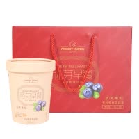 美力谷谷物胚芽代餐蓝莓果粒礼盒装营养早餐养胃即食冲饮食品270g