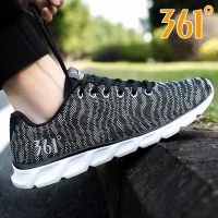 361度男鞋跑步鞋2019春夏季官正品面运动鞋透气361休闲旅游鞋