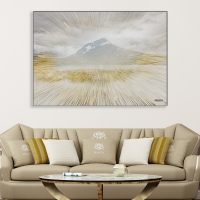 富安娜墙壁画现代简约客厅挂画装饰画客厅沙发背景墙挂画北欧轻奢尘埃