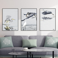 富安娜墙壁画现代简约客厅挂画装饰画客厅沙发背景墙挂画北欧轻奢万物有灵