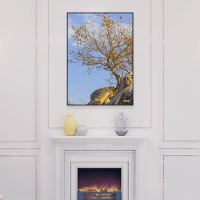 富安娜墙壁画现代简约客厅挂画装饰画客厅沙发背景墙挂画北欧轻奢水木清华